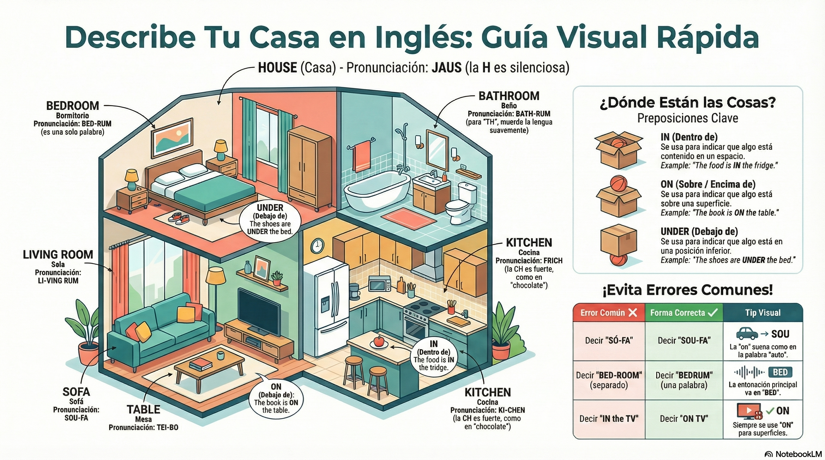 Infografía Día 6 - La Casa y Muebles